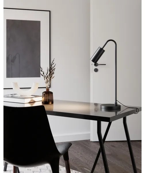 ByRydens 4002580-4002 - CURVE asztali lámpa 1xGU10/7W/230V fekete