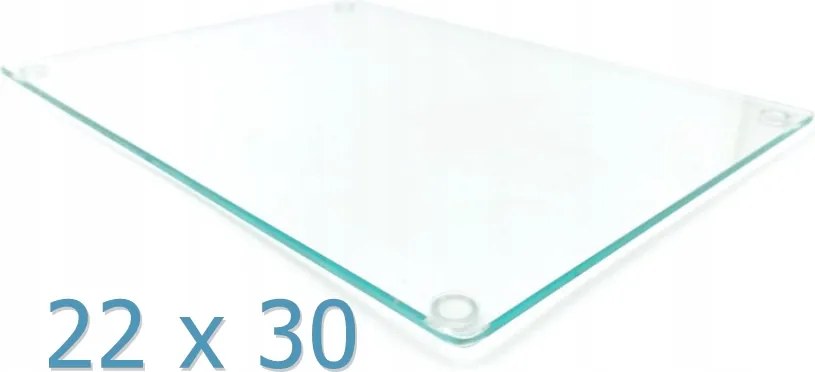 Optiwhite üveg vágódeszka 22x30 Edzett