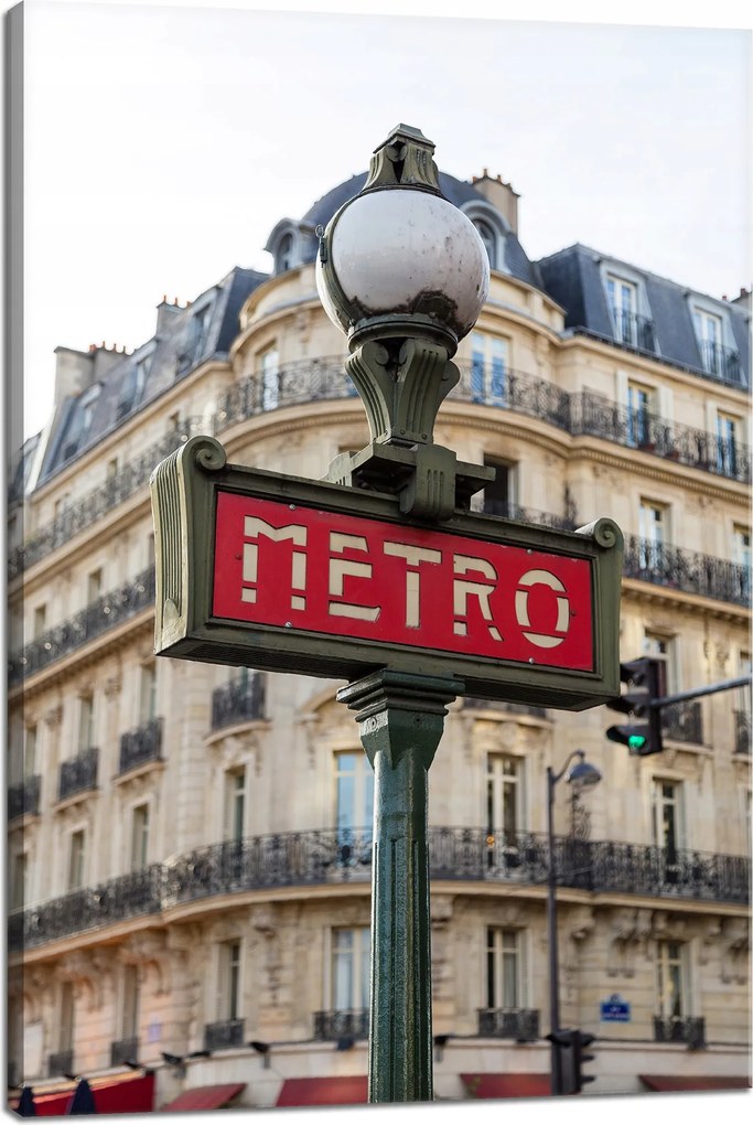 Vászonkép Építészet Metró jel 40x60 cm