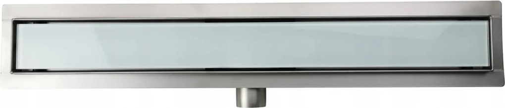 Sea Horse Lineáris lefolyó Üveg 80 cm Fehér