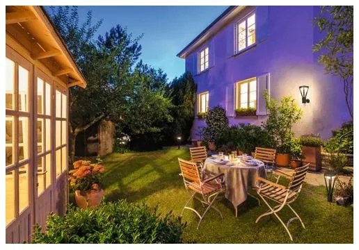 Ledvance - LED Napelemes érzékelős fali lámpa BOUQUET LED/6W/3,7V IP44