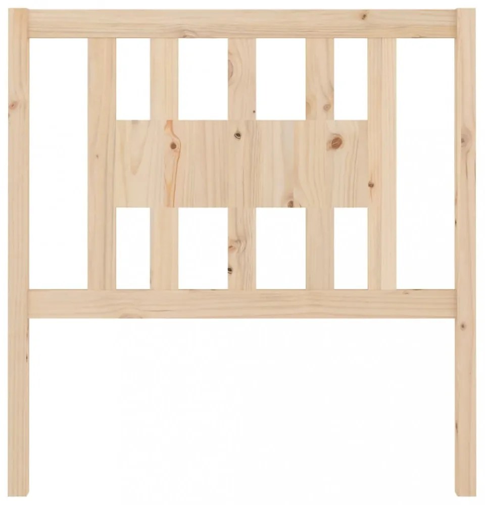 tömör fenyőfa fejtámla 96 x 4 x 100 cm