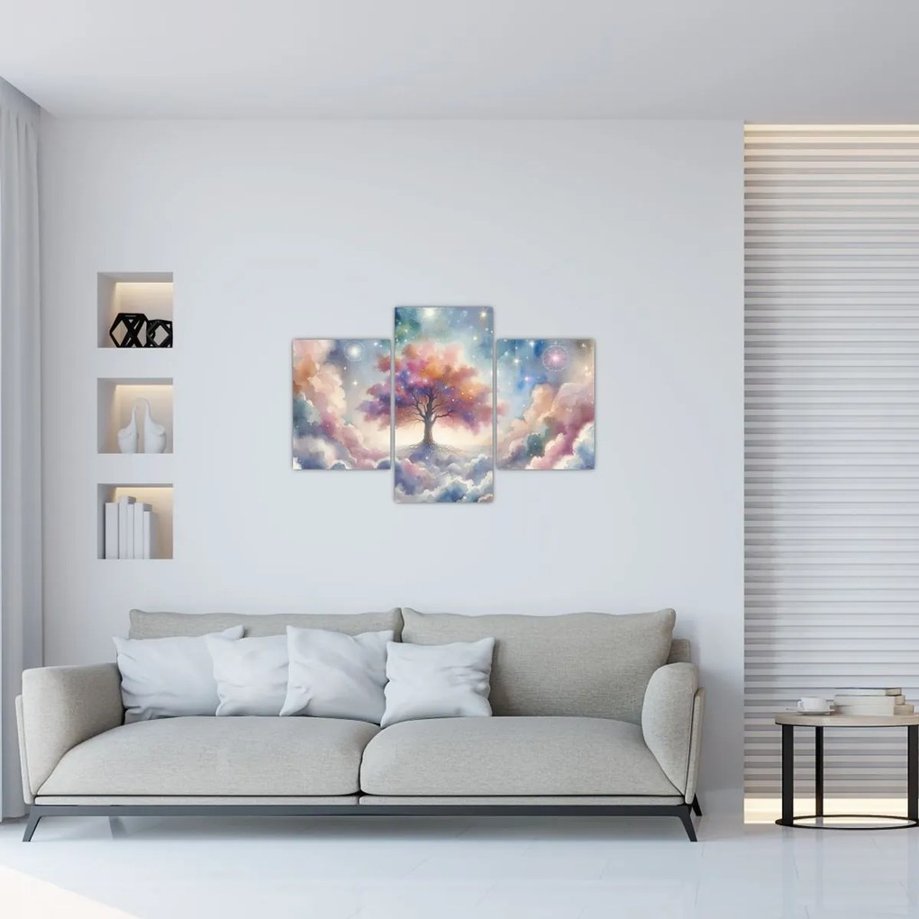 Kép – Életfa a felhőkben (90x60 cm)