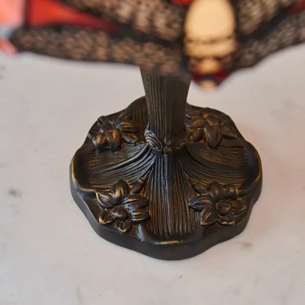 Endon 64091 - Tiffany DRAGONFLY asztali lámpa 1xE14/40W/230V, átm. 20 cm