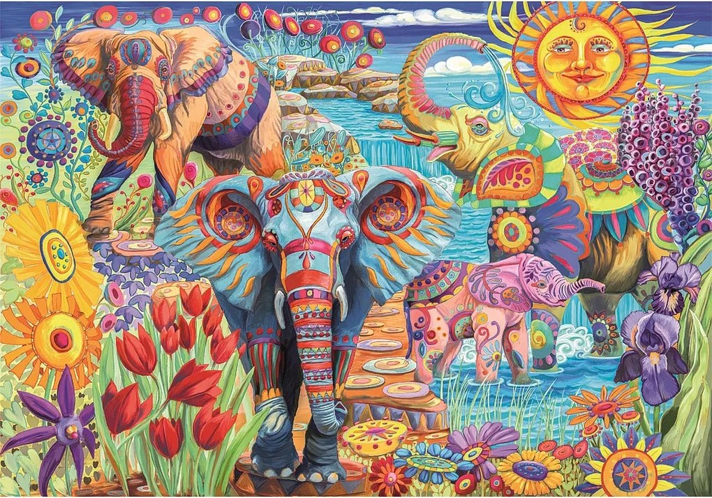 Elefánt Carnival 500 db-os Compact puzzle Clementoni