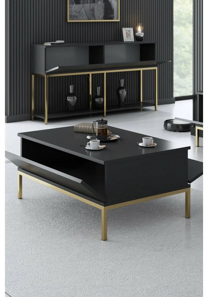 Lord Anthracite and Gold konferenciaasztal
