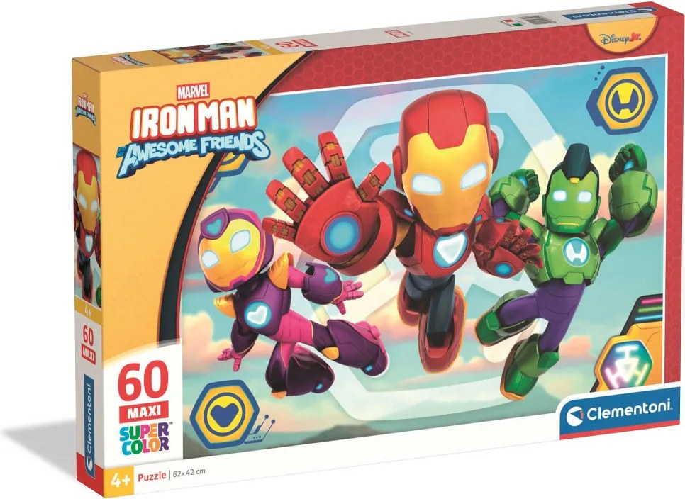 A Vasember és szupercsapata Ready 60 db-os maxi puzzle Clementoni