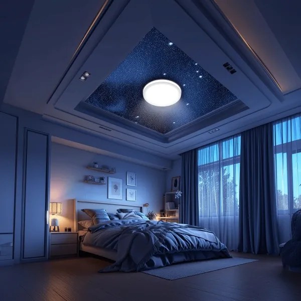 Aigostar LED RGBW fürdőszobai mennyezeti lámpa 24W 230V IP44 DO-val