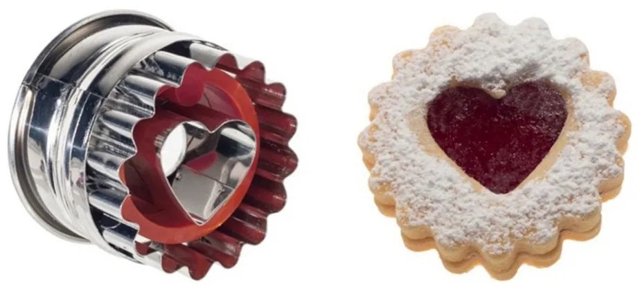 Westmark Süteményformázó szett, szív alakú, 5 cm