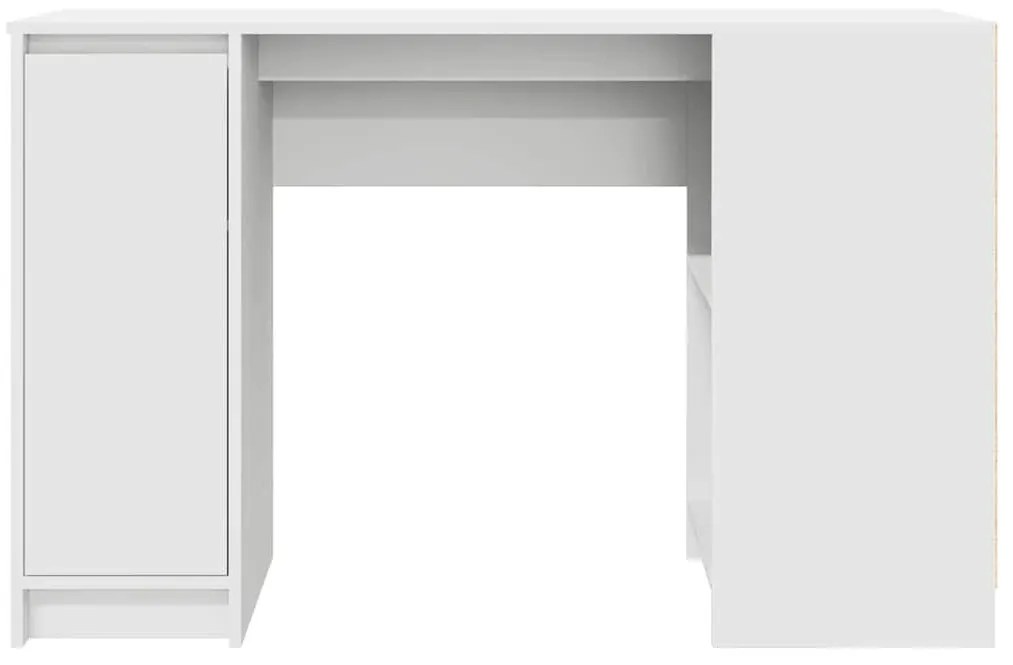 fehér forgácslap íróasztal 120x42x76 cm