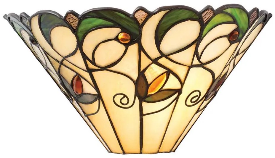 Endon 64198 - Fali lámpa Tiffany JAMELIA 1xE14/40W/230V
