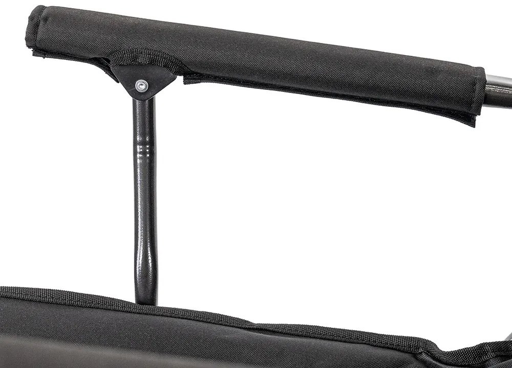 Leziter XL karfás horgász szék pohártartóval fekete