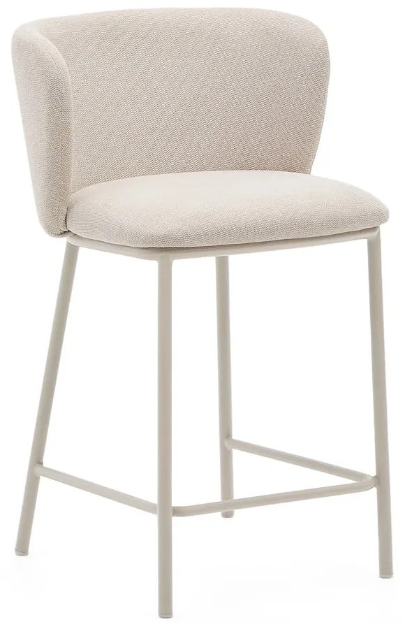 Bézs bárszék (ülésmagasság 65 cm) Ciselia – Kave Home