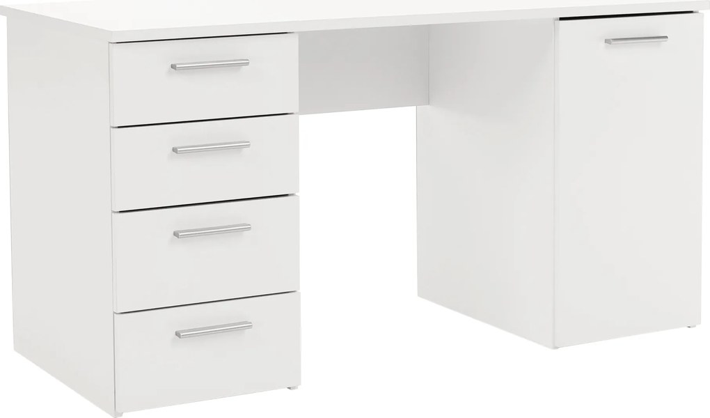Íróasztal, fehér, EUSTACH