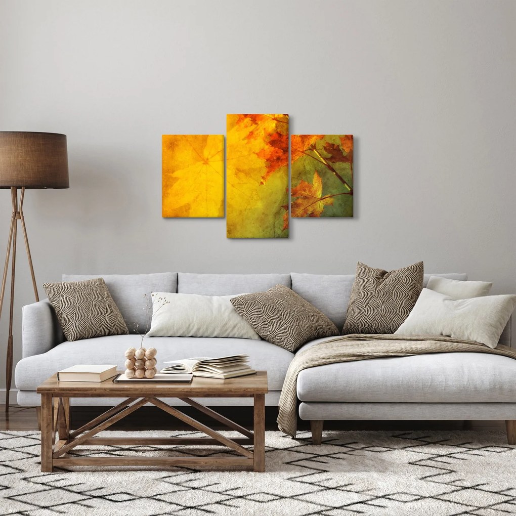 Kép - Őszi levelek (90x60 cm)