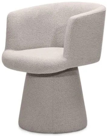 Forgatható design szék YATO, szürke-bézs