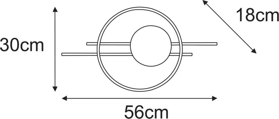 KAJA K-5340 ASTRA Szürke Színű Fali Lámpa 1xE14 10W IP20