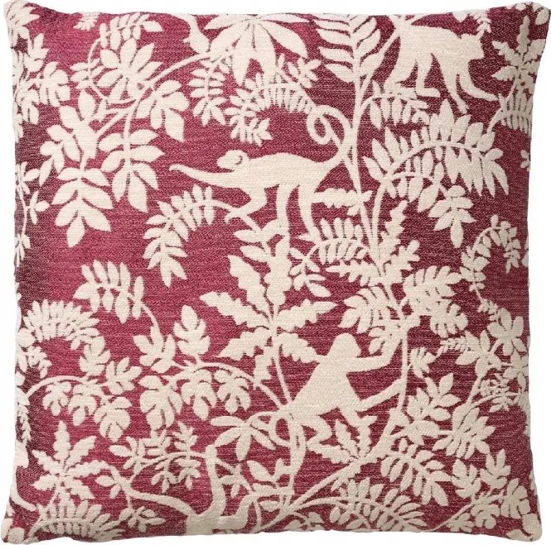 Dekoratív párnahuzat Abu Merlot 45x45 cm, bordó