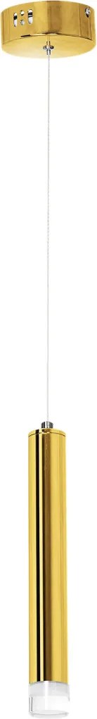 MILAGRO ML5713 GOLDIE Hengeres Függesztett Lámpa Arany LED IP20