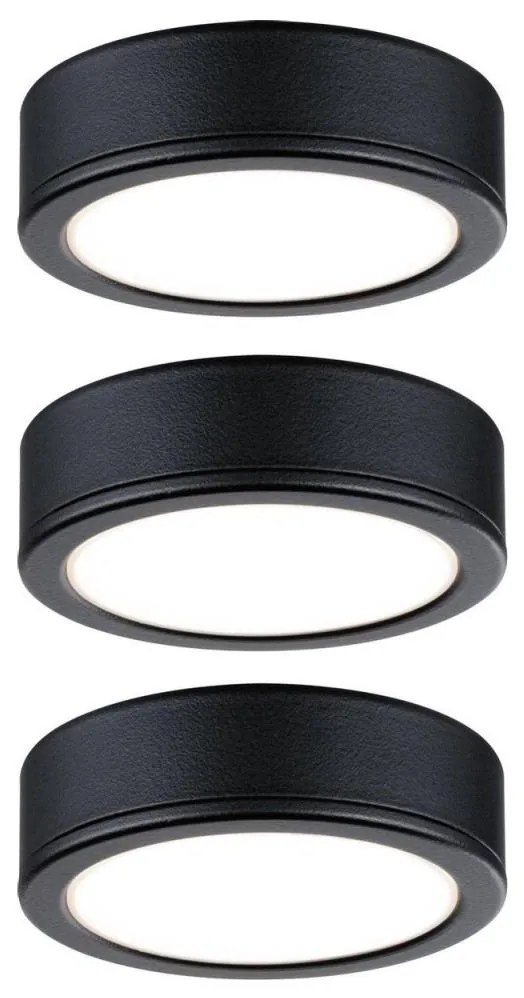 Paulmann 99990 - KÉSZLET 3xLED/3,5W Bútor világítás PUKK 230V