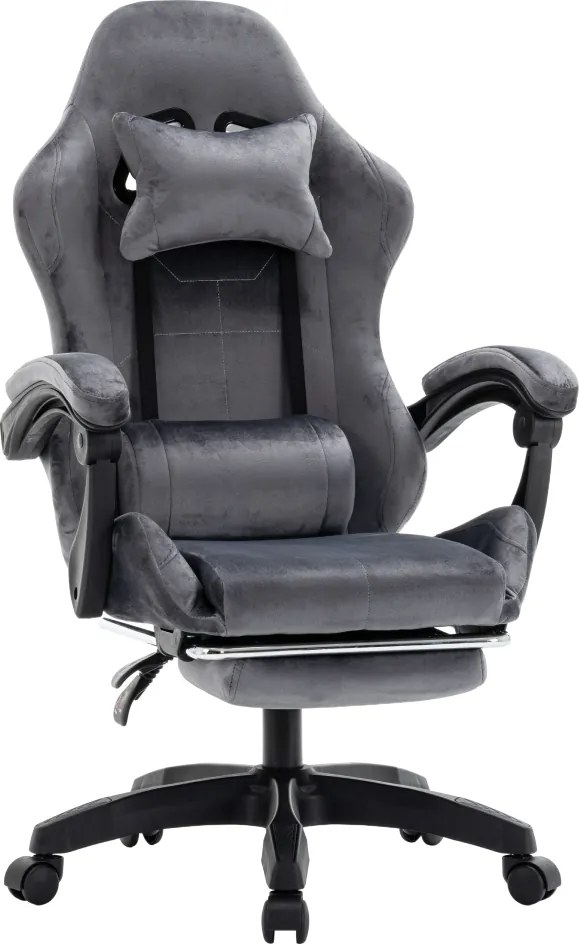Irodai/gamer szék, szürke, LOPES