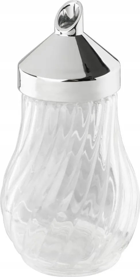 FMprofessional Multifunkciós fűszeradagoló kanál, 280 ml, üveg, ezüst