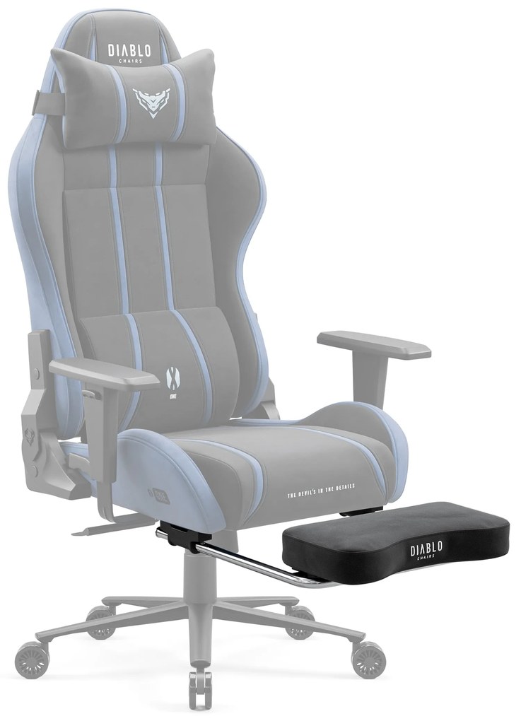 Szövet lábtartó a Diablo X-Horn 2.0 Camel Black, Diablo X-One 2.0 Night Blue gamer székekhez