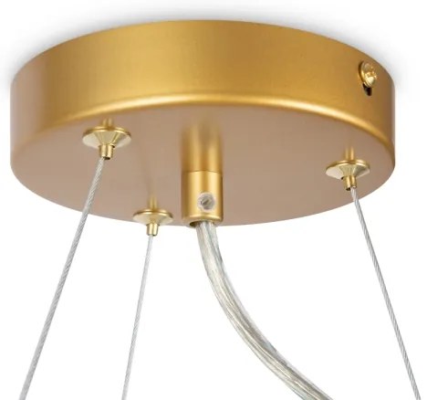 Maytoni MOD545PL-11G - Csillár zsinóron DALLAS 11xG9/28W/230V réz