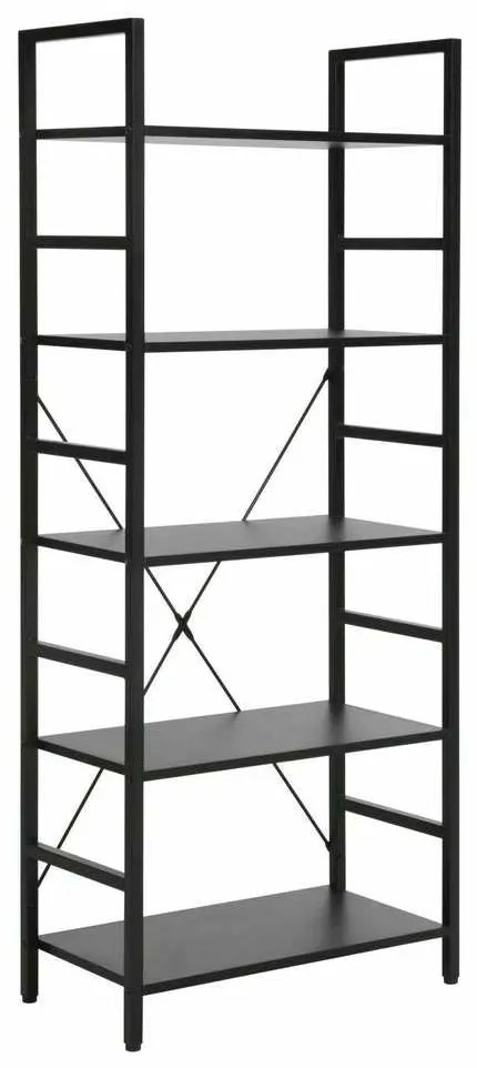 Minto polcrendszer, 5 polc, fekete