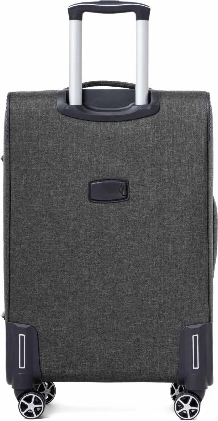 Szürke 3 részes vízálló bőrönd szett „Navigator” – M, L, XL