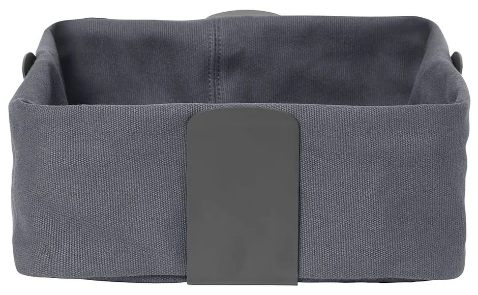 Bread sötétszürke szövet kenyértartó kosár, 26 x 26 cm - Blomus