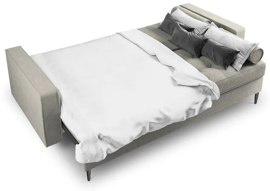Santo világosszürke kinyitható kanapé - Milo Casa