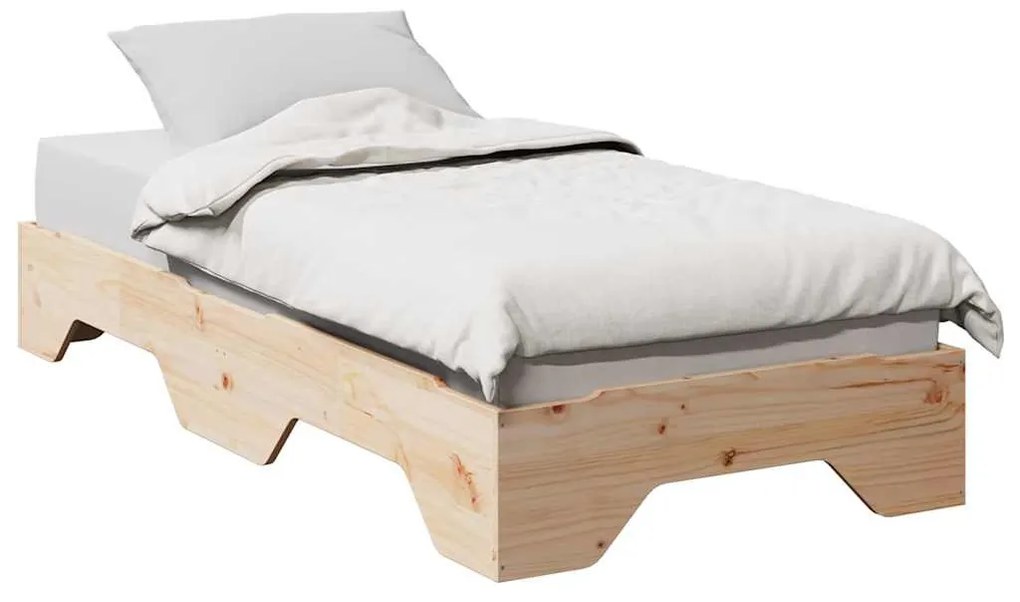 ágy matrac nélkül rakásolható 80x200 cm tömör fa