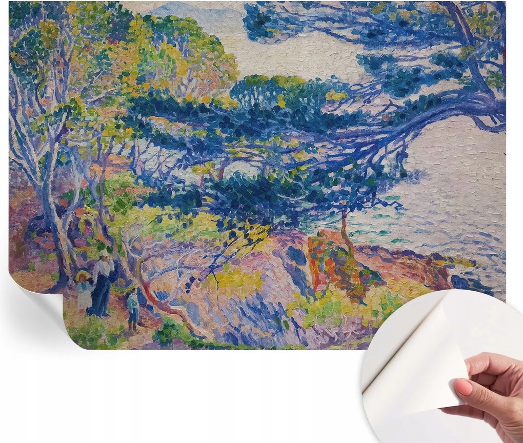 Gyönyörű öntapadós fali tapéta Impresszionista tájkép 312x219 cm