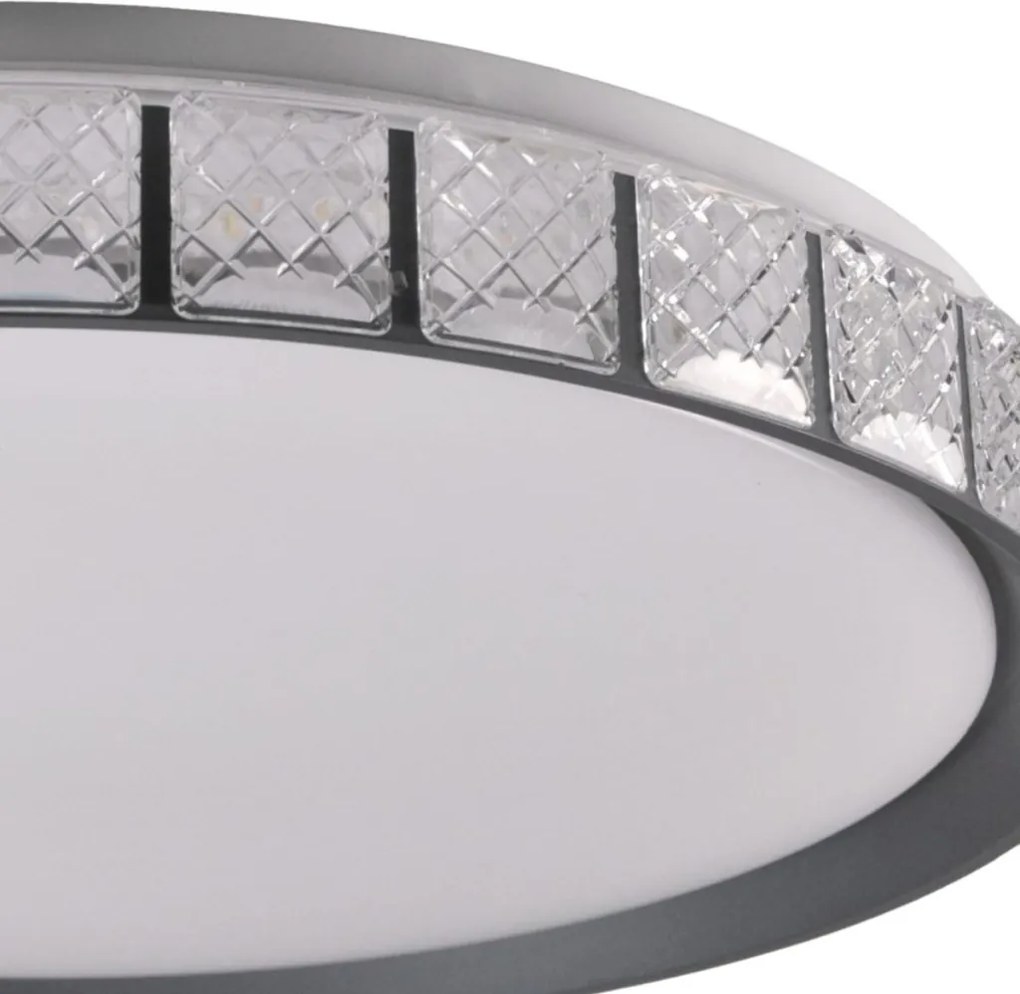 Polux NINA 328823 Süllyesztett mennyezeti lámpa 1x72W/LED 3000K-4000K-6000K 8000lm IP44