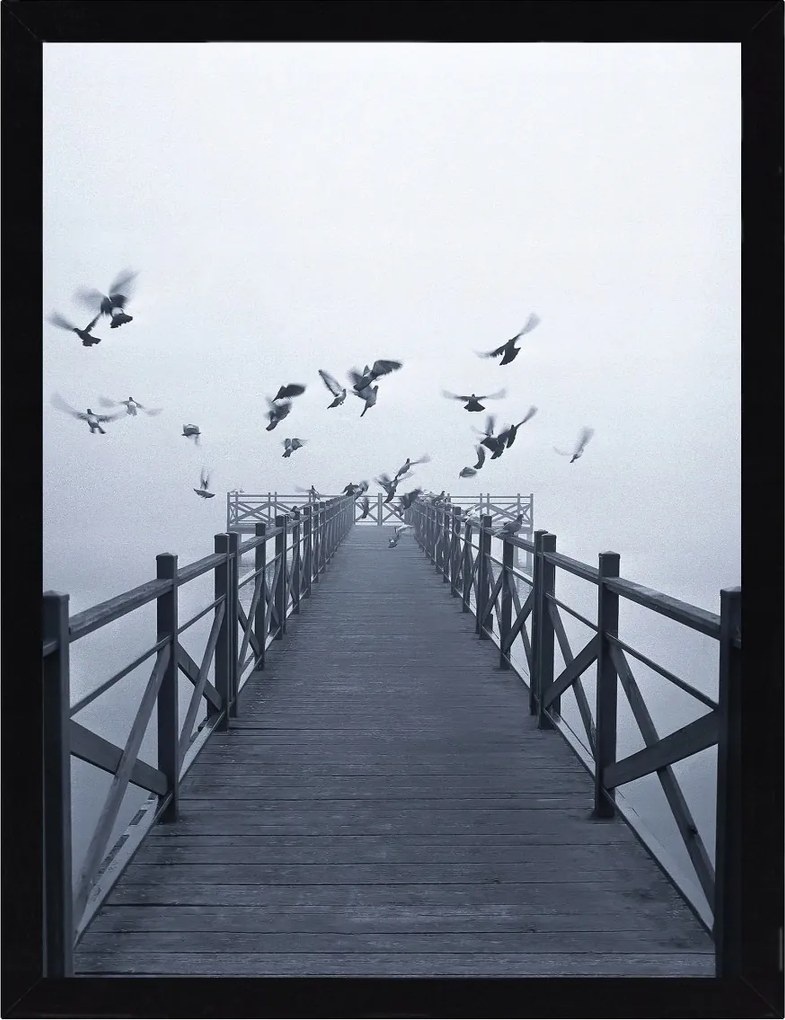 Dekoria Vászonkép Foggy Lake II 30x40cm