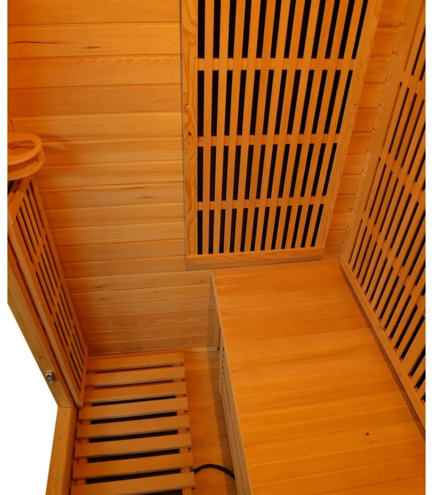 Sauna DeLuxe 3003 Carbon, világosbarna