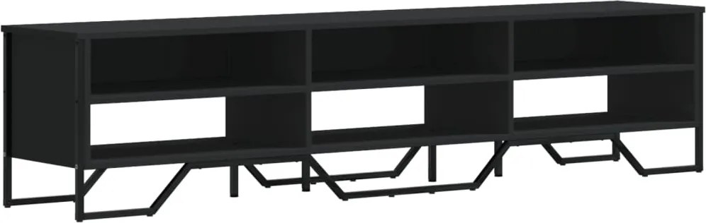 vidaXL fekete szerelt fa TV-szekrény 180 x 34 x 41 cm