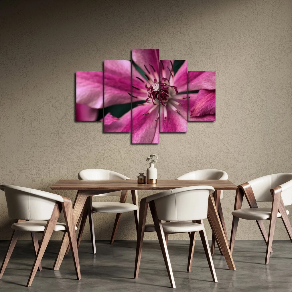 Rózsaszín flamingóvirág képe (150x105 cm)