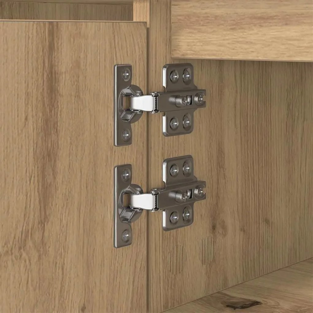 vidaXL Dohányzóasztal Artisan tölgy 104 x 60 x 35 cm Faanyag