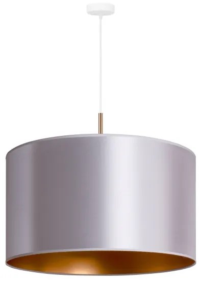 Duolla - Csillár zsinóron CANNES 1xE27/15W/230V á. 50 cm ezüst/réz