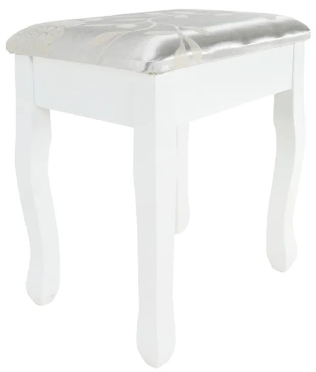 Dekoratív asztal székkel LINET NEW, fehér