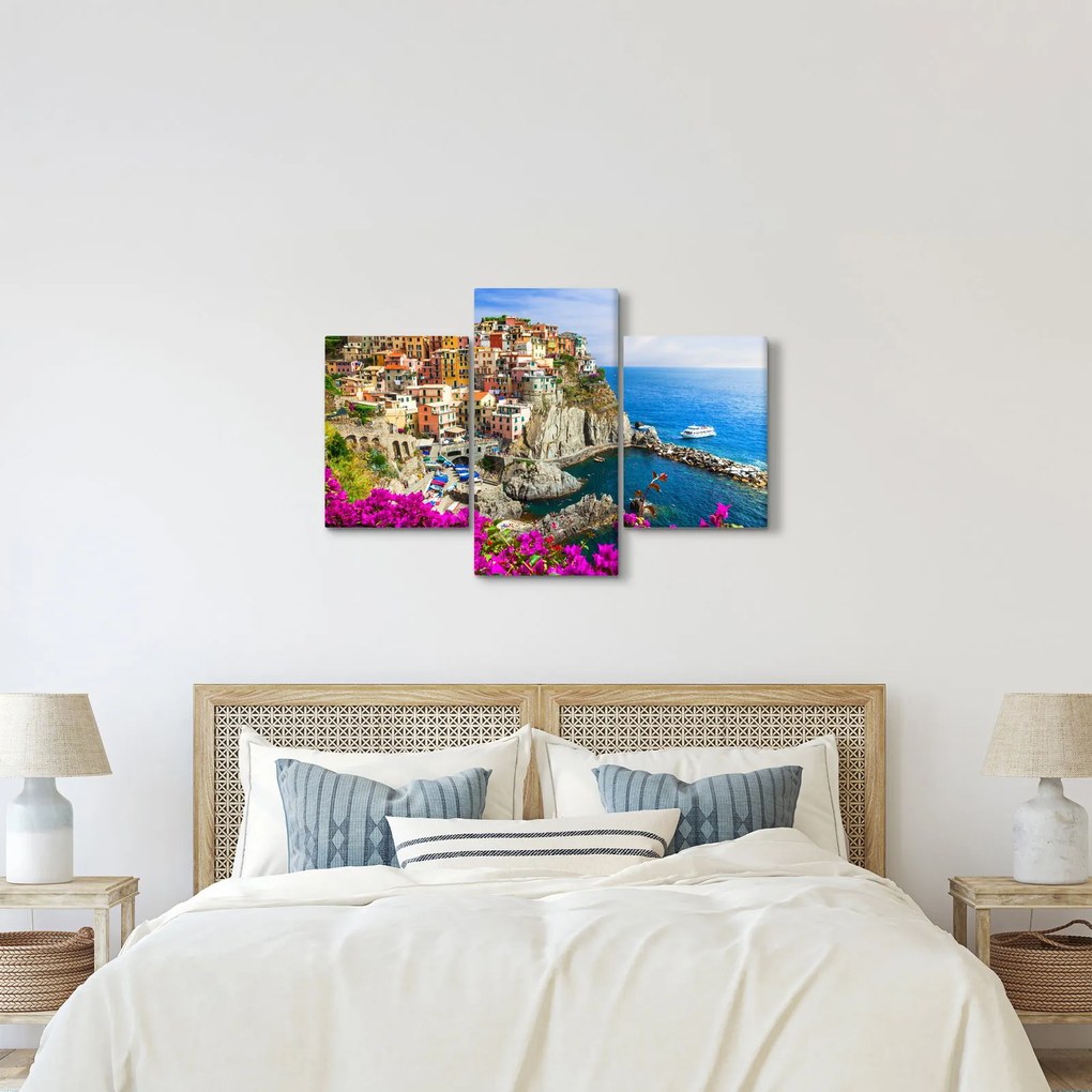 Kép - Manarola olasz falu (90x60 cm)