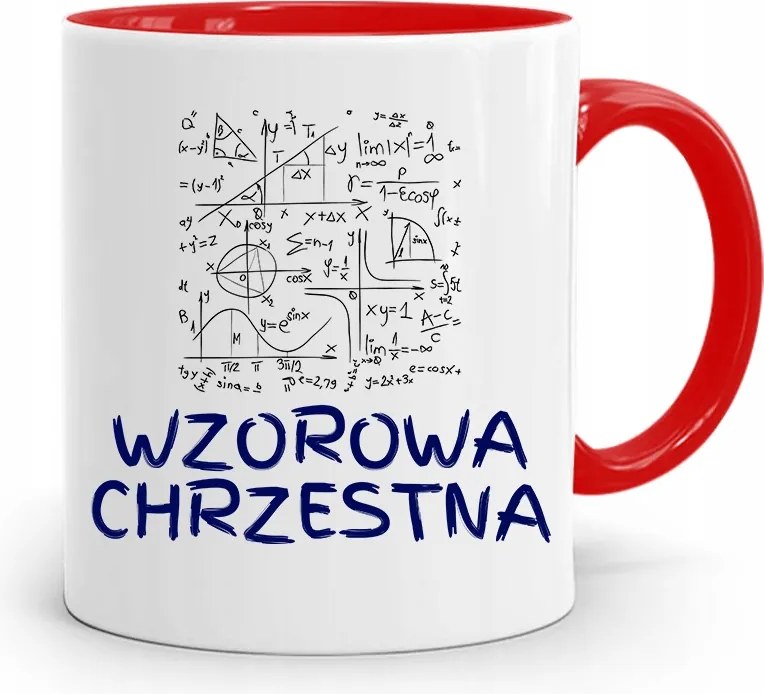 Keresztelő Bögre Piros Ajándék fényképes nyomtatással