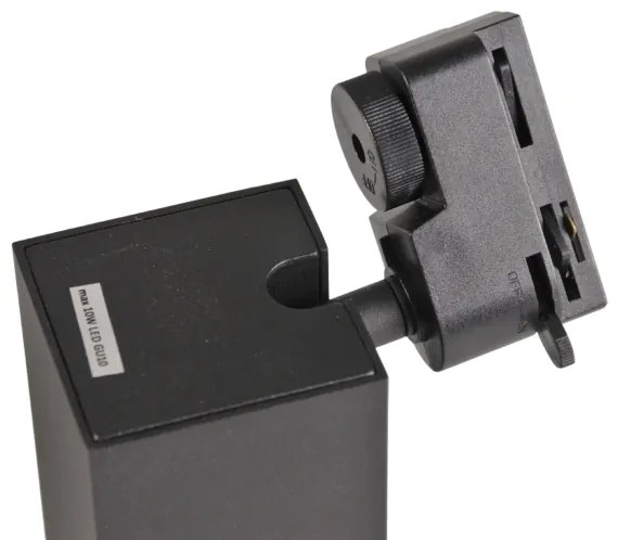 Spotlámpa sínrendszerhez SQUARE 1xGU10/10W/230V fekete