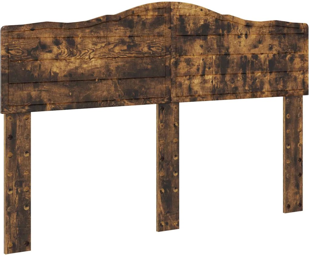 vidaXL Fejtámla Füstölt tölgy 160 cm Faanyag