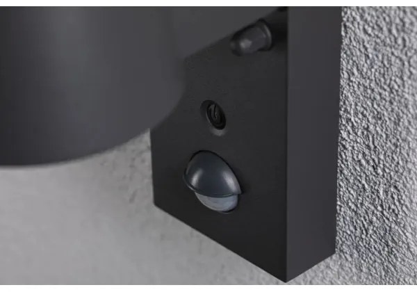Paulmann 94714 - LED/6W IP44 Kültéri fali lámpa érzékelővel CAPERA 230V