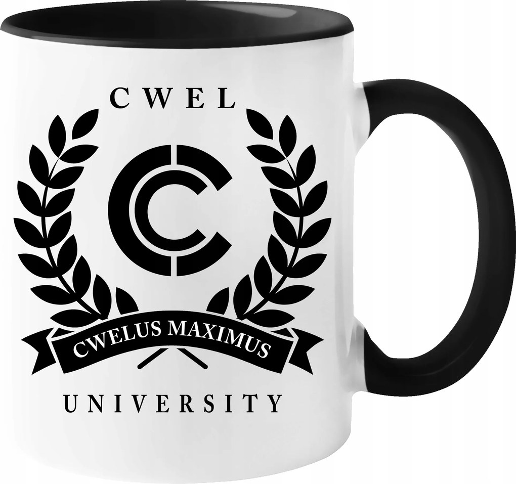 Cwel University Bögre Cwelus Maximus vicces Születésnapi Ajándék Karácsony 330 ml