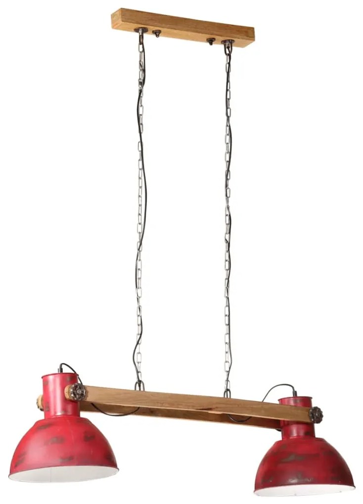 kopott piros fali lámpa 25 W 85x28x109 cm E27