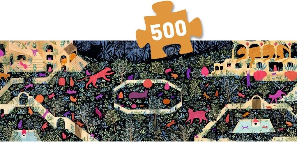 Művész puzzle - A macskák birodalma, 500 db-os - The kingdom of cats